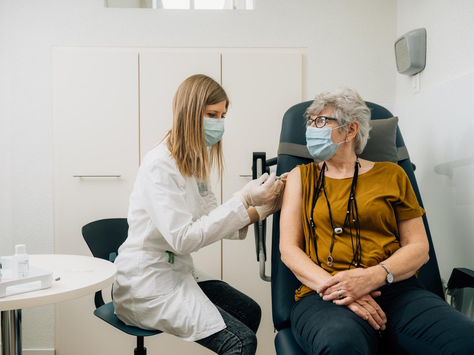 Impfen mit Maske